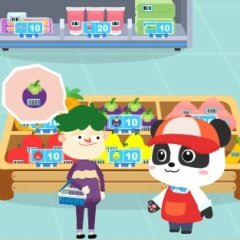 Cute Panda Supermarket