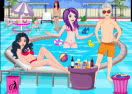 Descendants Pool Party Cleaning