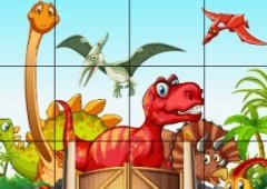Dino Sliding Puzzles