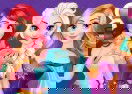 Disney Princesses Rainbow Dresses