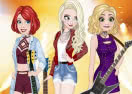 Disney Princesses Rock Stars