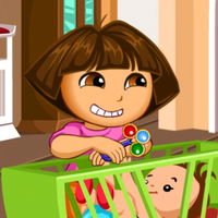 Dora Baby Caring Slacking