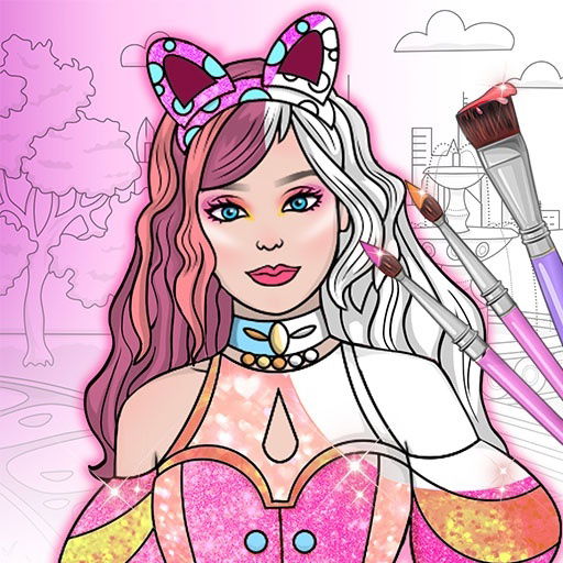 Unicorn Dress up Coloring Book no Jogos 360