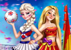 Eliza and Chloe Football Rivals