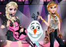 Elsa and Anna Rock Band