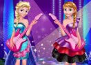 Elsa and Anna Royals Rock Dress