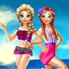 Jogo Elsa vs Anna: Fashion Showdown no Jogos 360