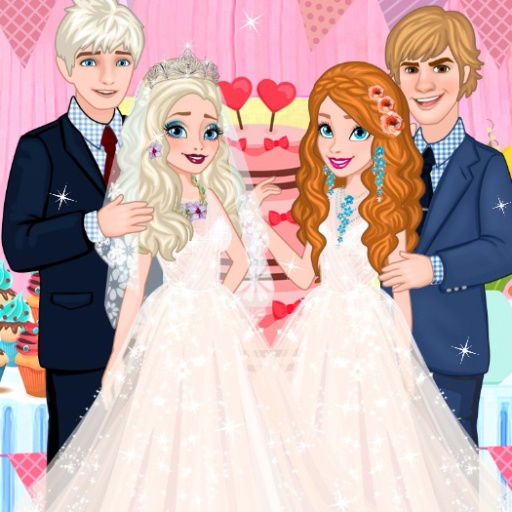 Jogo Elsa and Anna Wedding Party