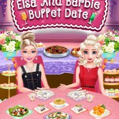 Elsa and Barbie Buffet Date