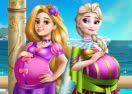 Elsa and Rapunzel: Pregnant BFFs