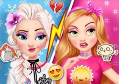Elsa And Rapunzel Princess Rivalry