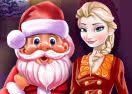 Elsa and Santa Christmas Cleaning