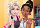 Elsa and Tiana: Workout Buddies