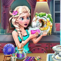 Elsa Dish Washing Realife