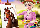 Elsa Drawing Teacher