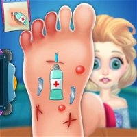 Frozen Elsa no Médico de Nariz - jogos online de menina