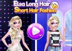 Elsa Long Hair Vs Short Hair Fashion