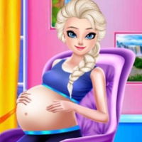 Elsa Pregnant Caring