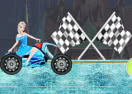 Elsa Rides To Castle