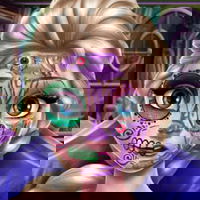 Elsa Scary Halloween Makeup