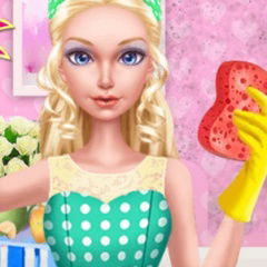 Jogo Fashion Doll House Cleaning