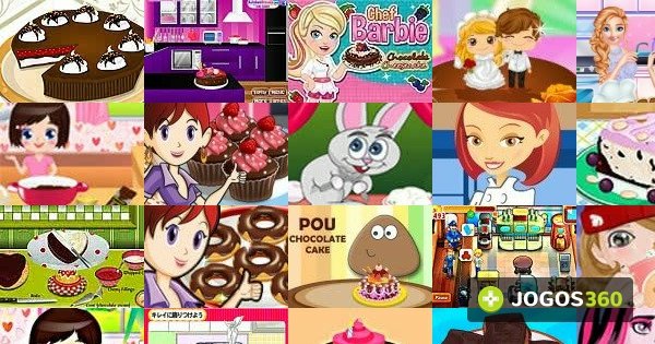 Bolo de Chocolate e Amora da Sara - Net jogos online - jogos grátis