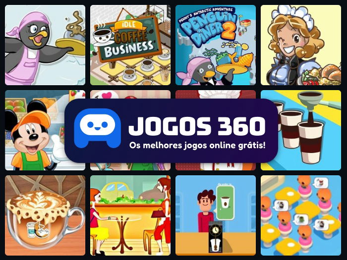 Jogo Penguin Cafe no Jogos 360