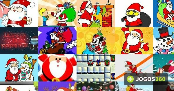 Jogos de Colorir o Papai Noel no Jogos 360