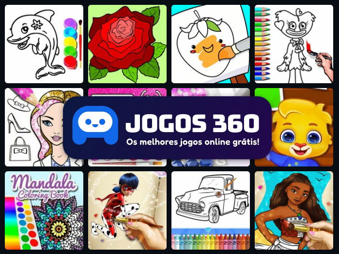 Jogos de Pintar por Números no Jogos 360