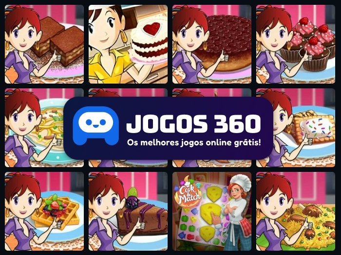 Jogos de Cozinha Bolos no Jogos 360