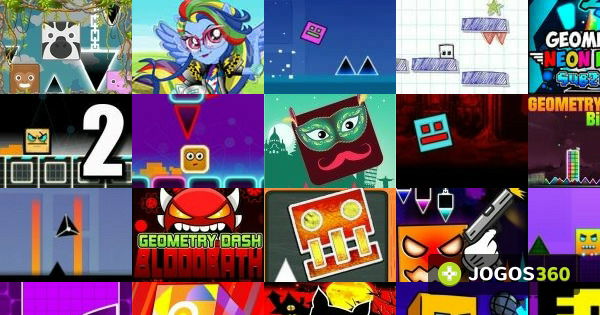 Jogo Fire and Water Geometry Dash no Jogos 360