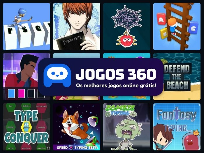 Jogos de Digitação no Jogos 360