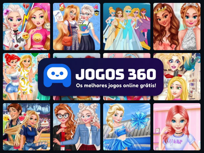 Jogos da Barbie vs Elsa no Jogos 360