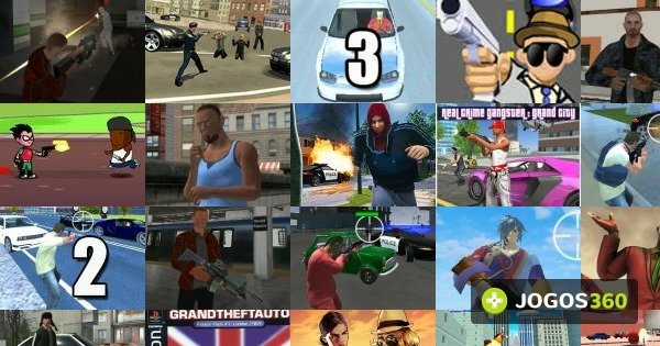Jogo GTA Flash no Jogos 360