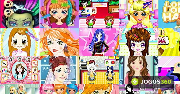 Jogo Monster High Hair Salon no Jogos 360