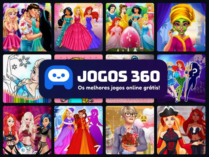 Jogos de Maquiar Princesas Disney no Jogos 360