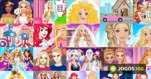 Jogos de Vestir Barbie Noiva no Jogos 360