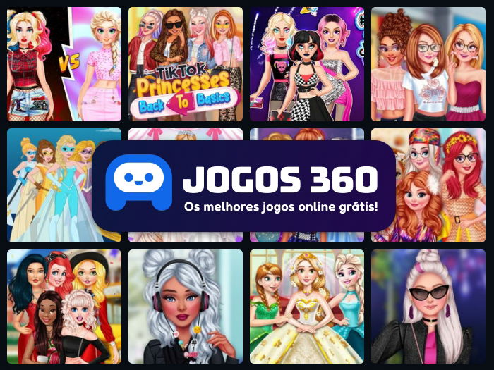 Jogos de Vestir e Maquiar Princesas no Jogos 360