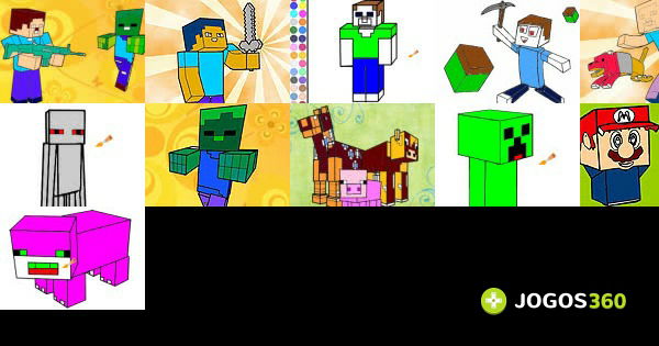 Jogos de Minecraft de Pintar no Jogos 360