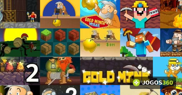 Jogo Gold Miner Two Player no Jogos 360