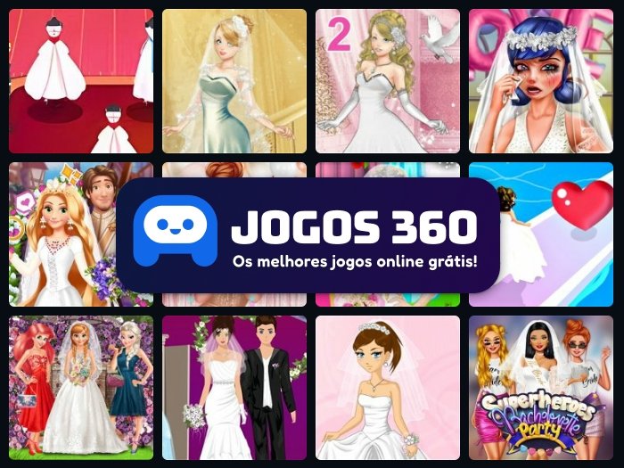 Jogos de Noivas Vestir no Jogos 360
