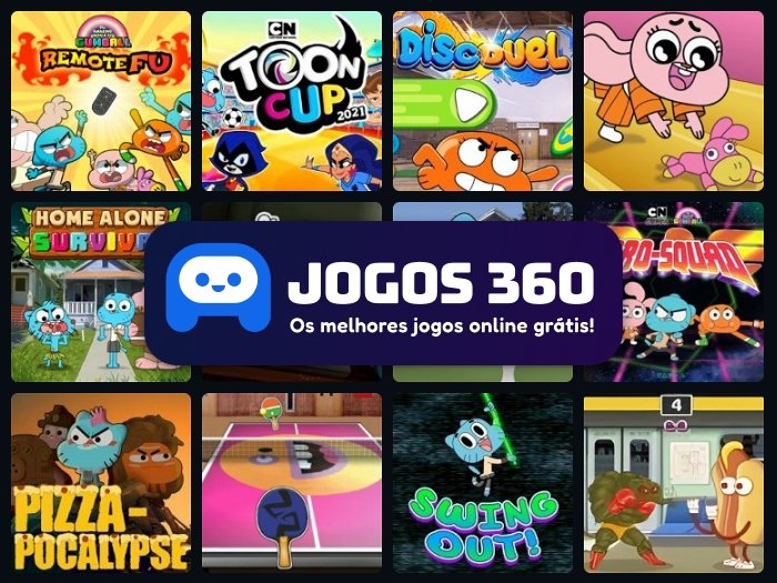 Jogo Gumball Disc Duel no Jogos 360