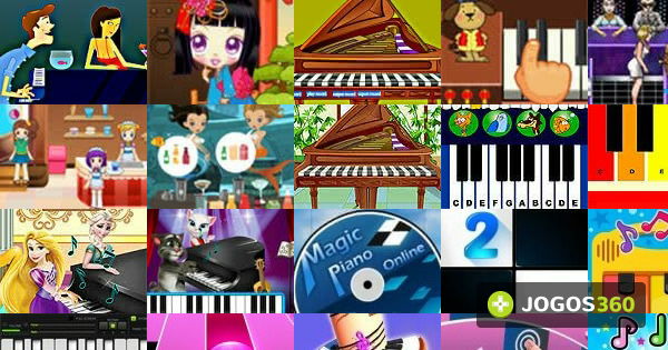 Jogo Magic Piano Online no Jogos 360