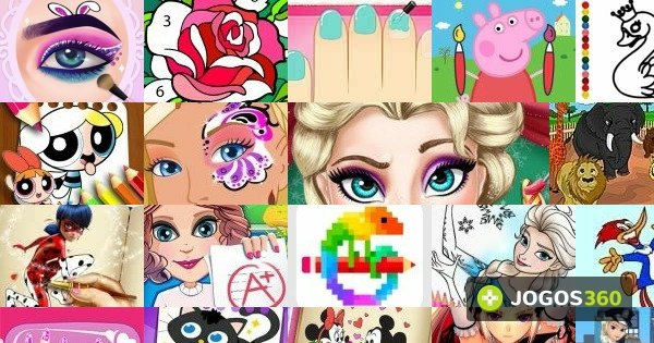 Jogos de Pintar para Meninas no Jogos 360