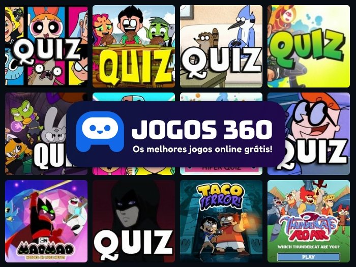 Jogos de Quiz do Cartoon Network no Jogos 360