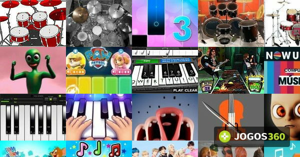 Jogo Piano Online no Jogos 360