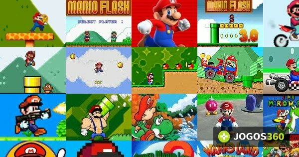 Jogos de Super Mario In Flash no Jogos 360