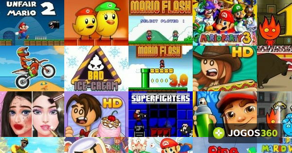 Jogos de Super Mario In Flash no Jogos 360