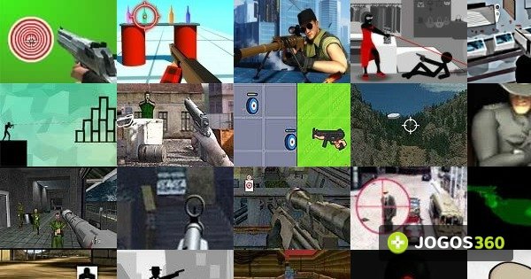 Jogos de Tiro ao Alvo de Pistola no Jogos 360