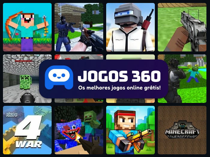 Jogos de Tiro do Minecraft no Jogos 360